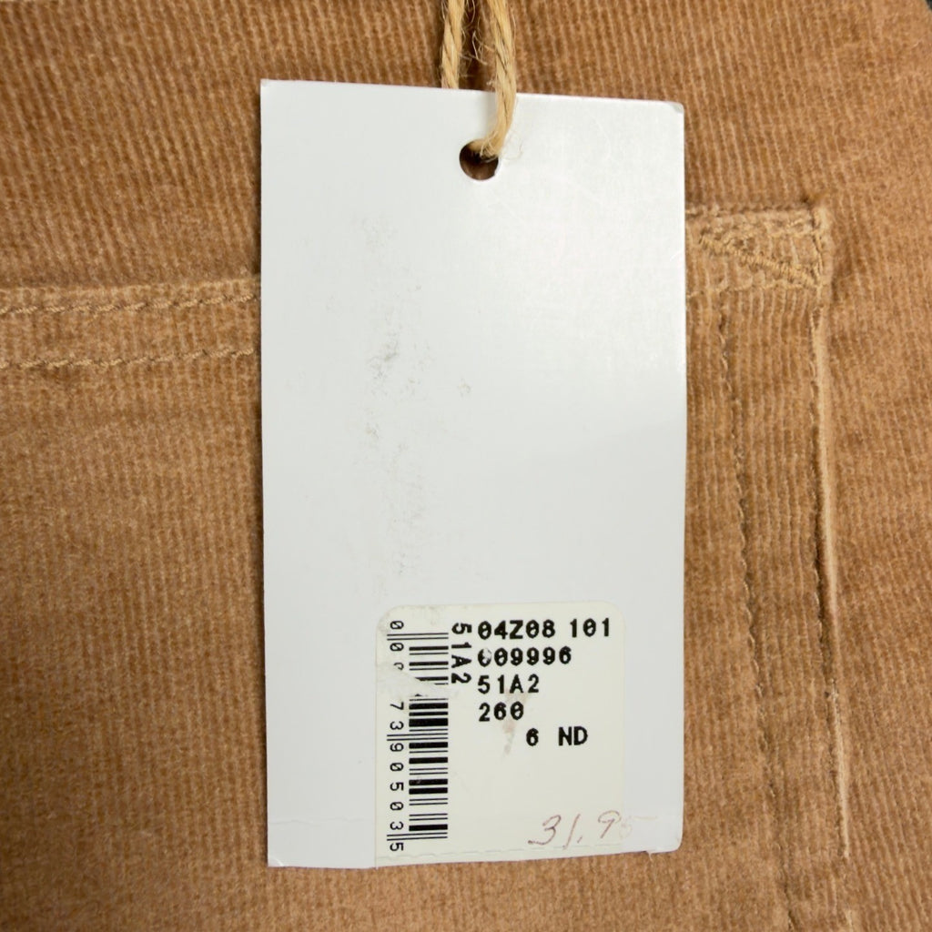 J Jeans Corduroy Flare Pants Womens 6 Tan Cotton Stretch NWT Deadstock - take2supply