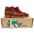 Walker Hiking Boots Kids 4 Vintage 70s Brown Suede Red Laces Pliotuf USA New - take2supply