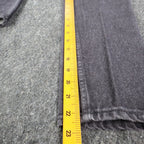Levis Tapered Leg Jeans Womens 9 VTG 90s Black Reverse Silhouette Striped Denim - take2supply