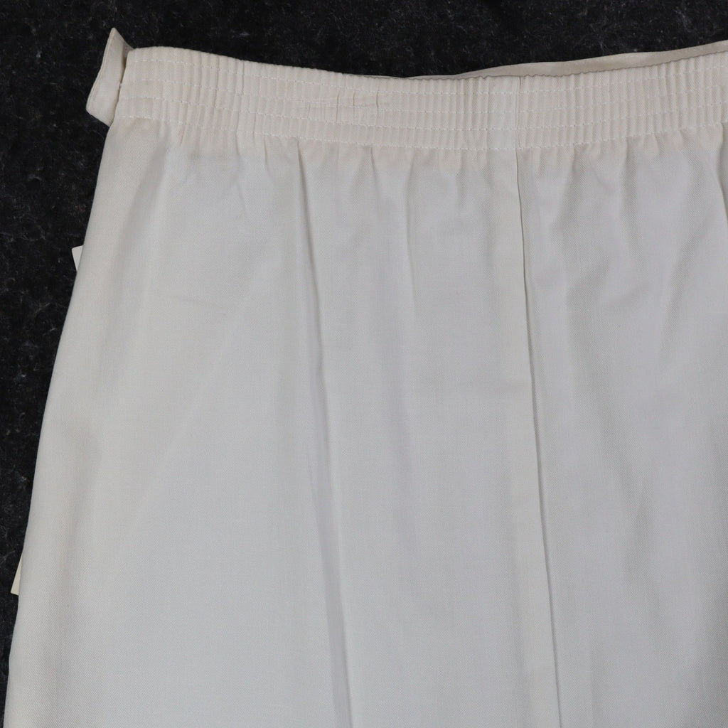 D.K. Gold Pencil Skirt Womens 10 Vintage 90s White Galaxy Stretch Cotton NWT - take2supply