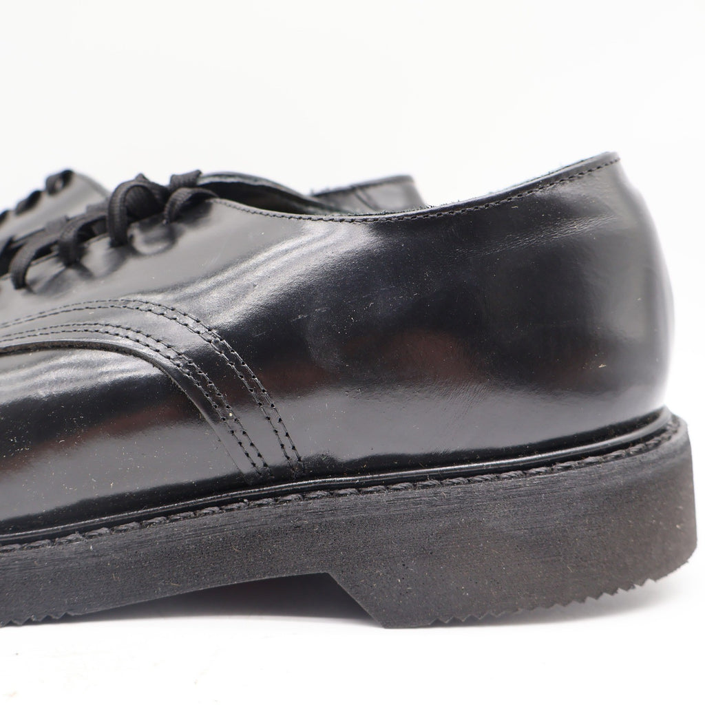 Carolina Uniform Service Oxford Mens 8.5 EE Wide Black Leather Shoes USA Made 32 - take2supply