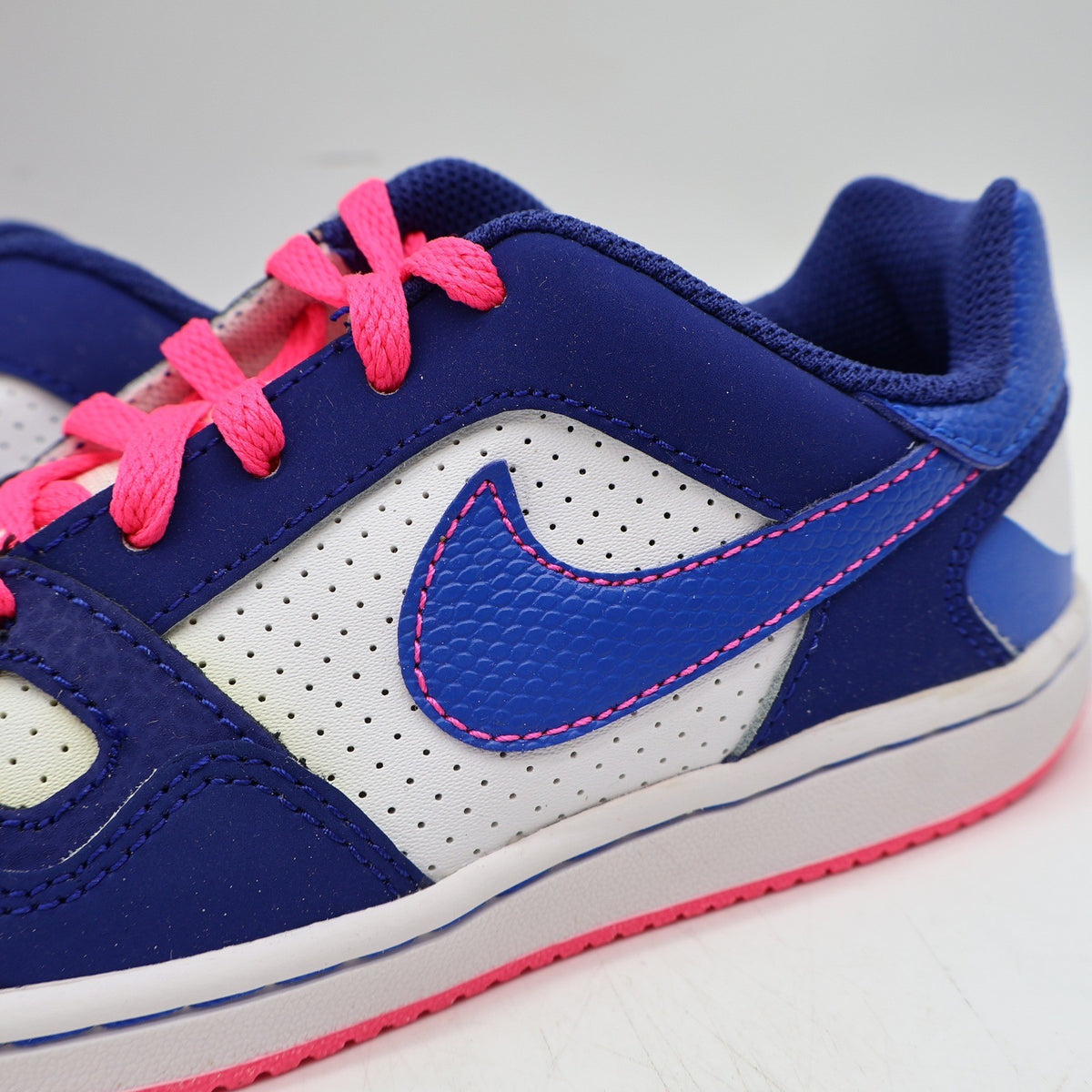 Nike Son of Force PS Sneaker 13C 2014 White Blue Pink Deadstock 616497-103 - take2supply