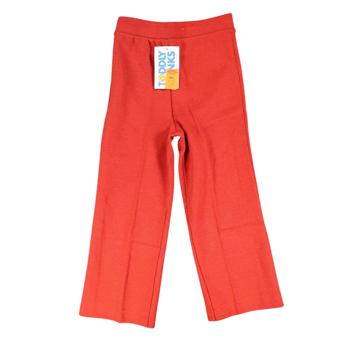 Toddy Winks Vintage Boys 5 Red Flare Pants Cotton Blend NWT USA - take2supply