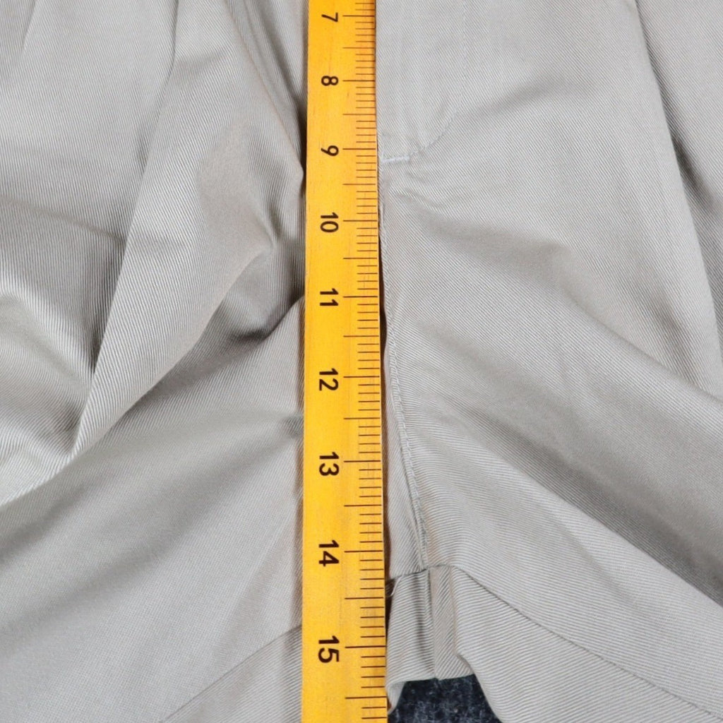 Lee Casuals Pleated Chino Pants Womens 12 M Khaki Cotton Wrinkle Free NWT - take2supply