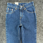 Levi's Vintage Y2K 517 Flare Jeans Girls Size 10 Slim Blue Denim NOS - take2supply