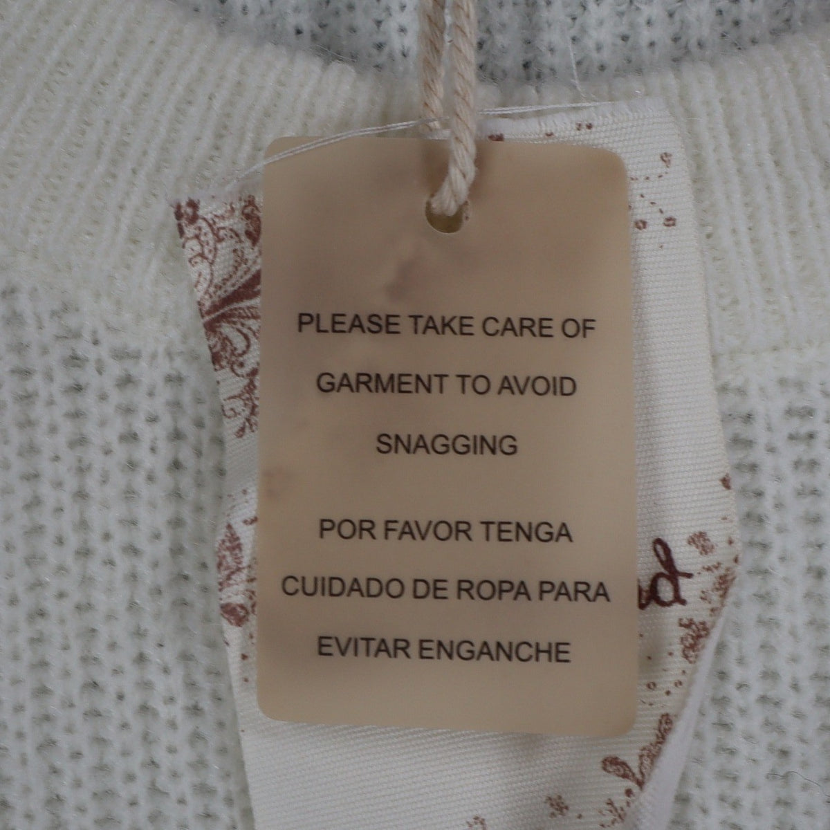 Hem & Thread Colorblock Striped Sweater Women Medium Pink Brown White Black Knit - take2supply