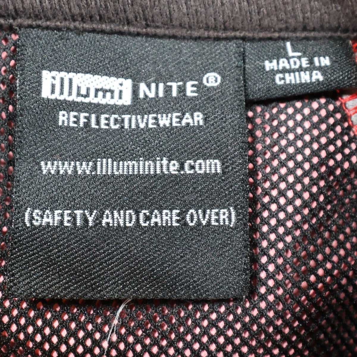 IllumiNite Cycling Jacket Mens Large Red Excellent Reflective - take2supply