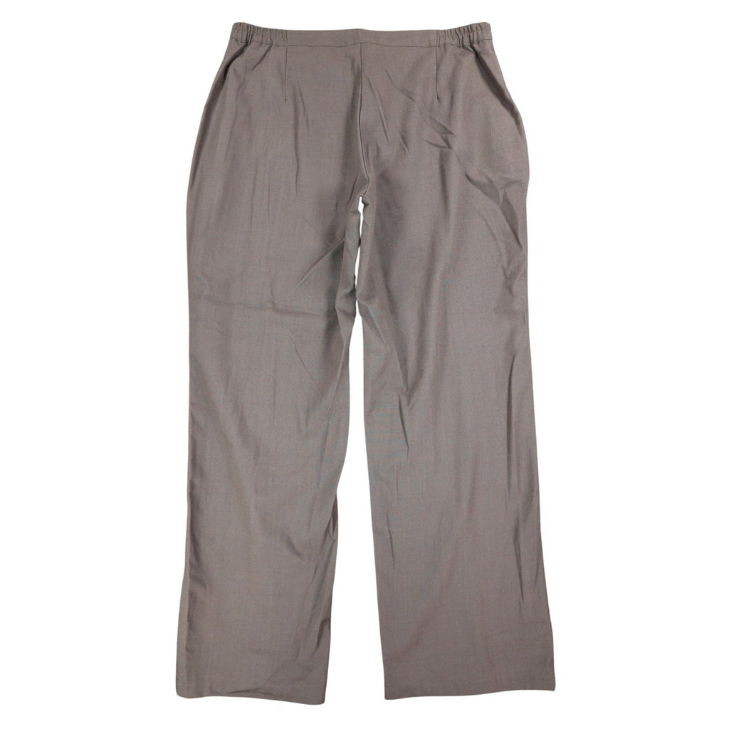 Zoe Pants Womens 16 Taupe Brown Grommet Straight Leg Canada NWT NOS - take2supply