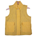 Selene Sport Vest Womens Small Vintage Y2K Yellow Fleece Lined Utility Shell - take2supply