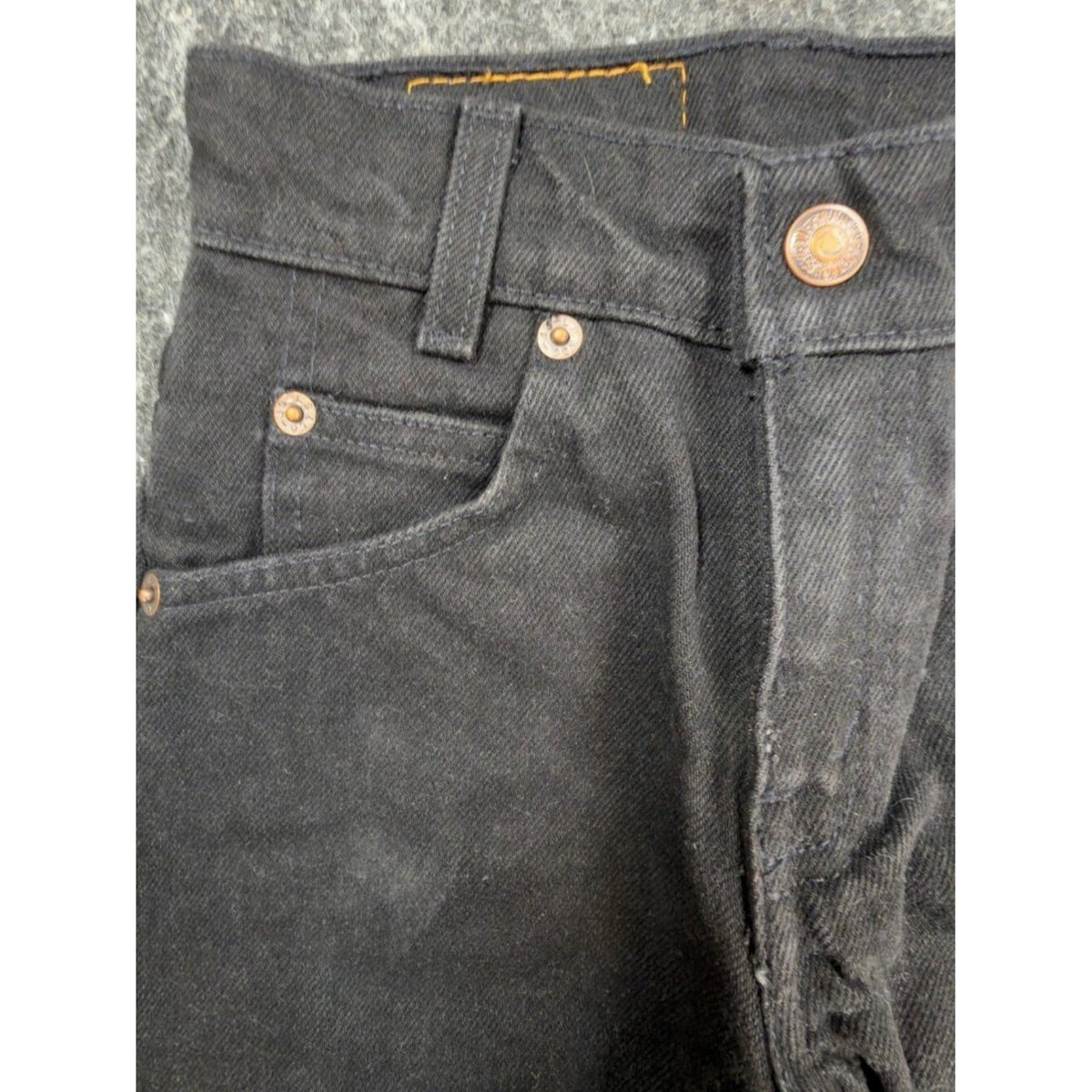 Levi's Vintage 90s 550 Jeans Toddler 4T Black Orange Tab USA NOS NWT - take2supply