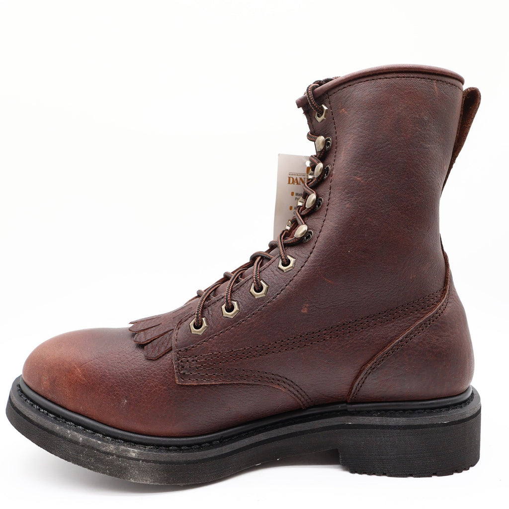 Dan Post DP69612 Briar Oily Laceup Boots Mens 10EW Brown Leather NWT New - take2supply