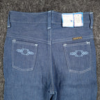 Vintage Young Maverick Boys Jeans Size 8 Blue Flare Leg USA NWT - take2supply