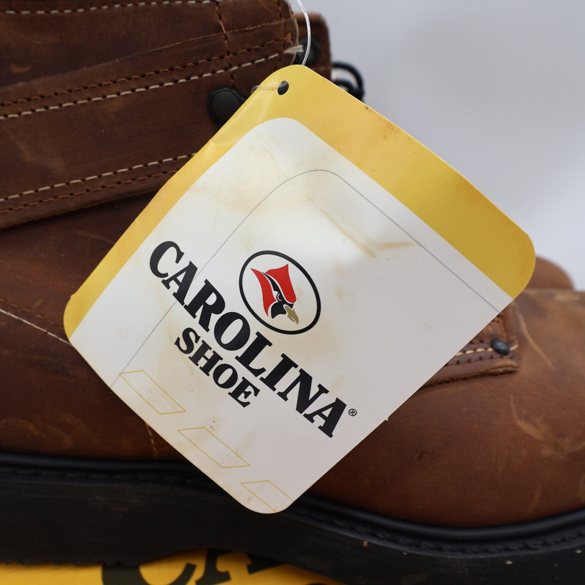 Carolina 6" Steel Toe Work Boots Mens 13 D Brown Leather Made in USA NWT - take2supply