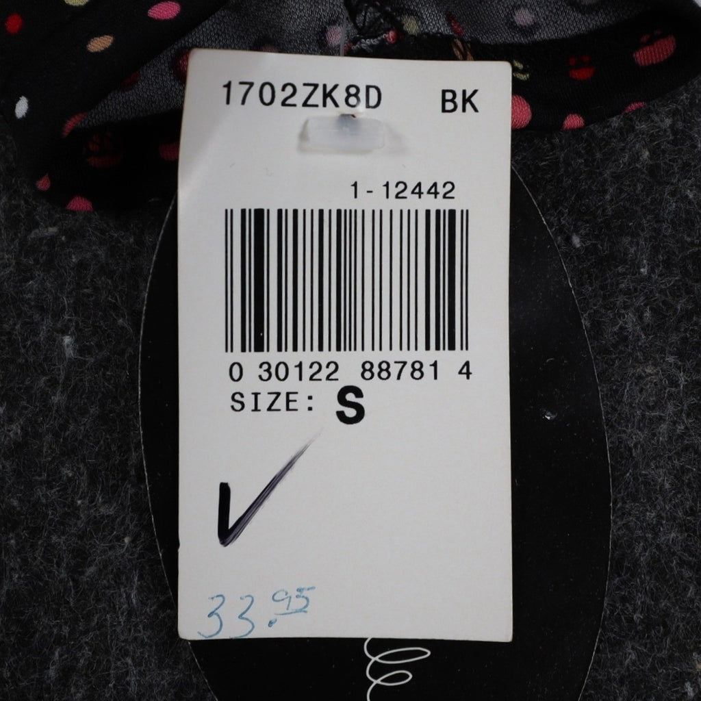 My Michelle Polka Dot Dress Womens Small Y2K Black Sweetheart A-Line 3/4 Sleeve - take2supply