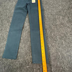 Levi's Vintage 80s Sateen Legging Girls 10 Reg Teal Cotton Slim Stretch NOS - take2supply