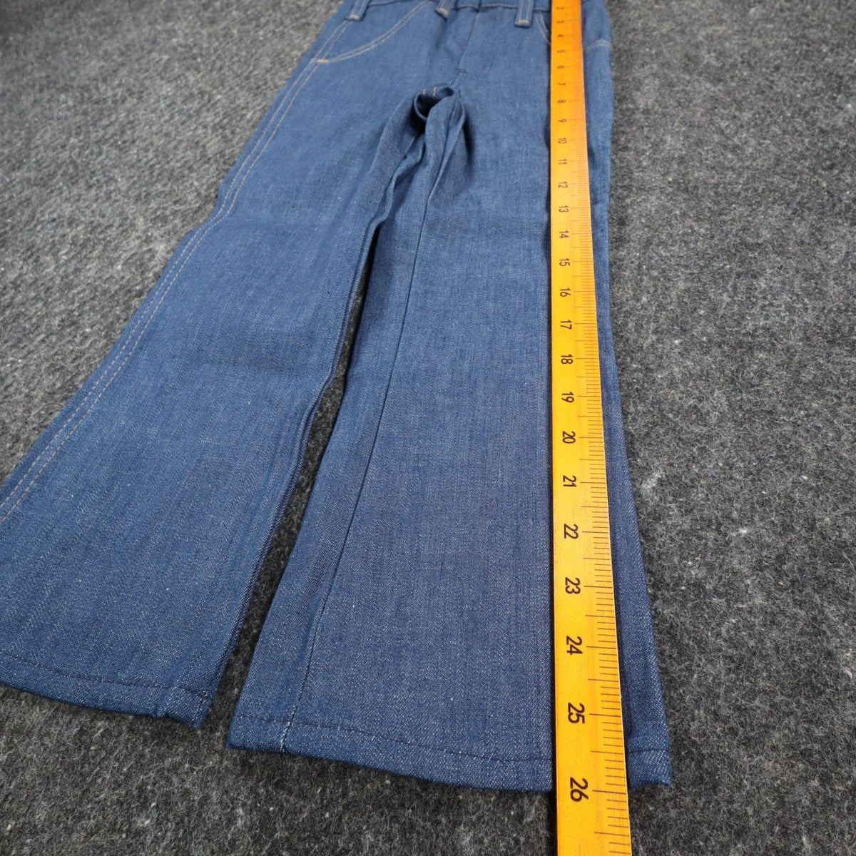 Young Maverick Jeans Size 4 Vintage 70s Blue Denim Bootcut Deadstock USA Made - take2supply