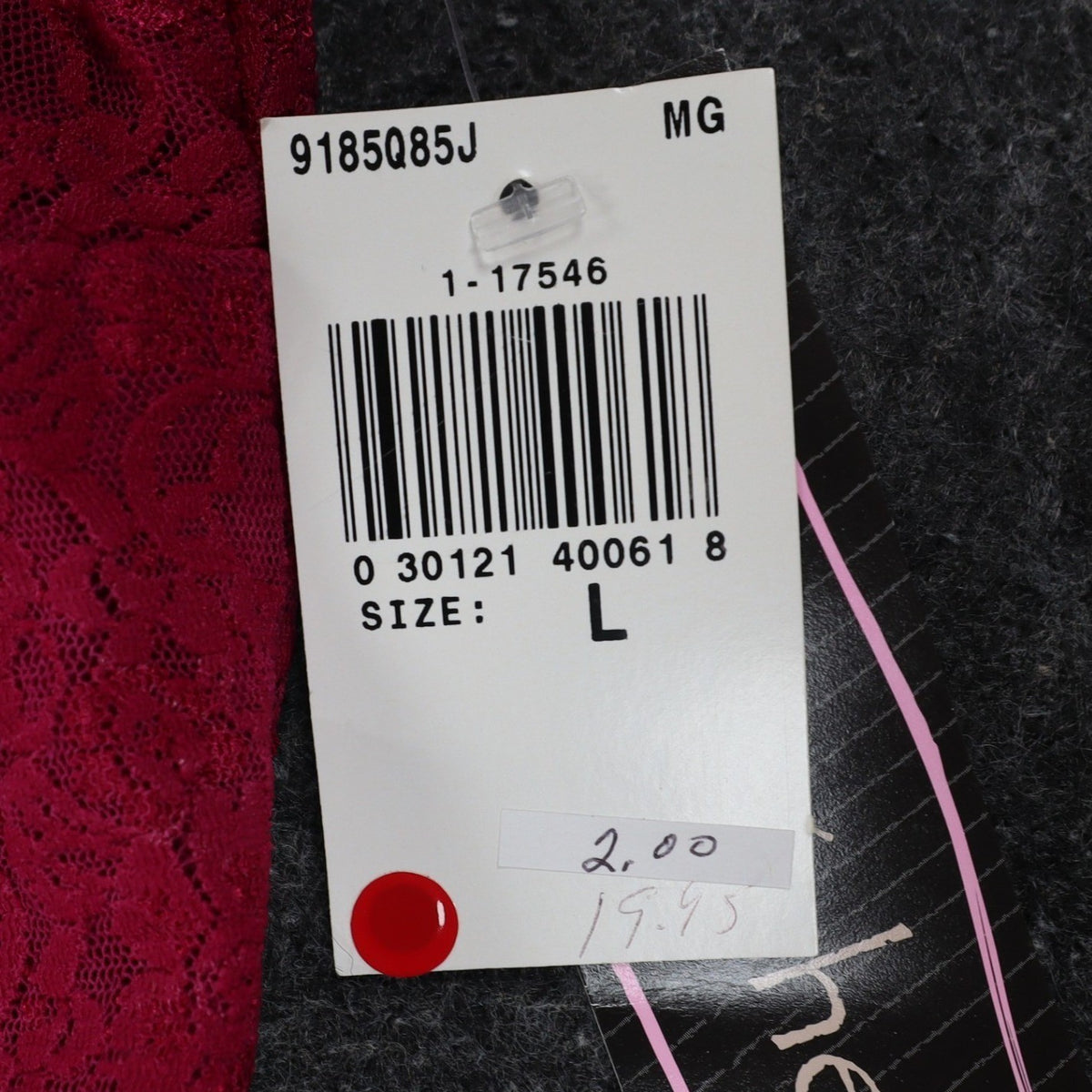 My Michelle Halter Top Large Y2K Pink Floral Lace Tie Neck Lettuce Hem NWT - take2supply