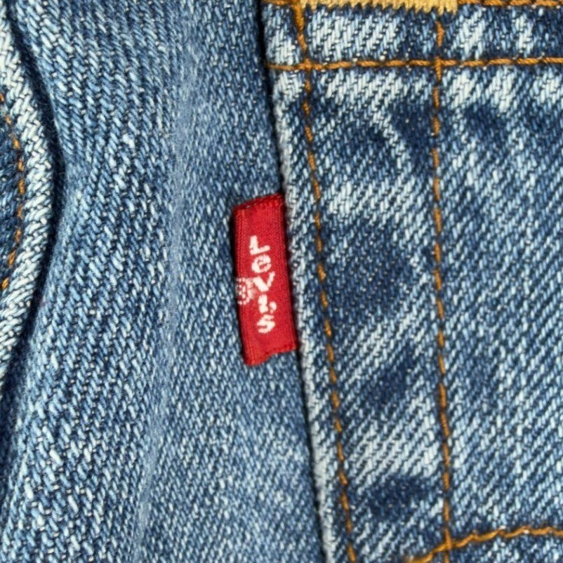Levi's Y2K 550 Relaxed Shorts Misses 4 Blue Cotton Denim NWT Deadstock - take2supply