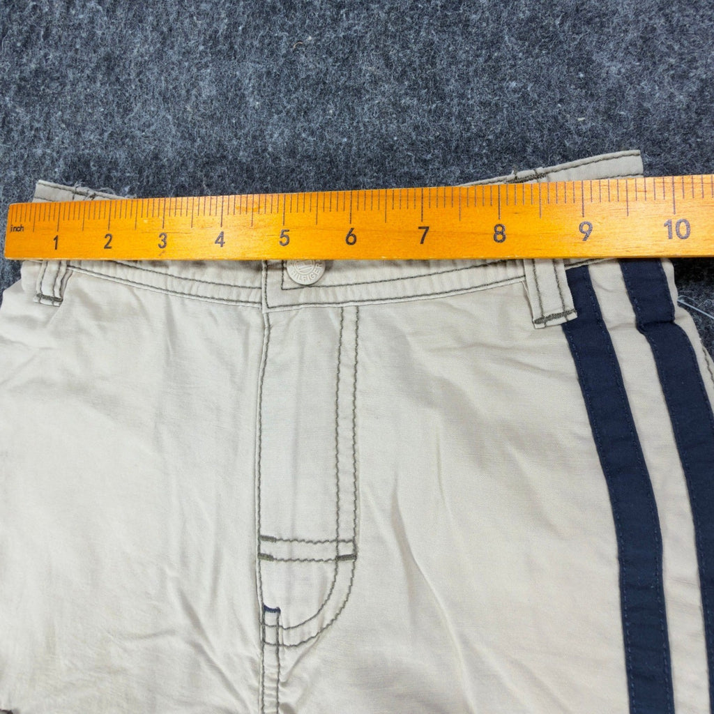 Tommy Hilfiger Y2K Cargo Shorts Boys 6 Khaki Cotton Nylon NWT New - take2supply