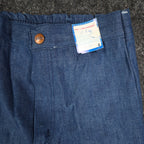 Vintage Young Maverick Jeans Boys 10 Blue Flare Elastic Waist Embroidered NWT - take2supply