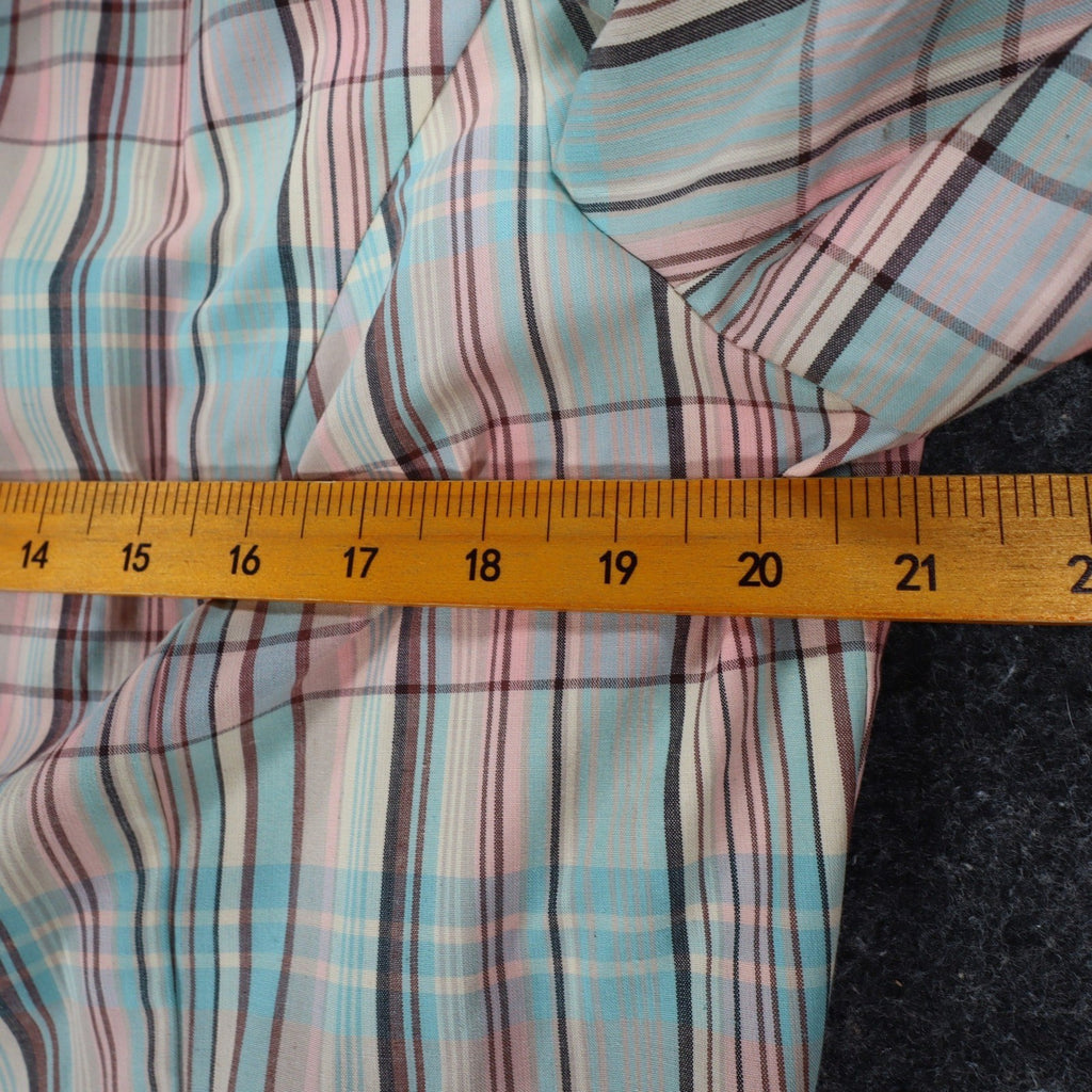 Company Collection Blazer Womens 12 Pastel Plaid Cotton Blend Unlined Jacket NWT - take2supply
