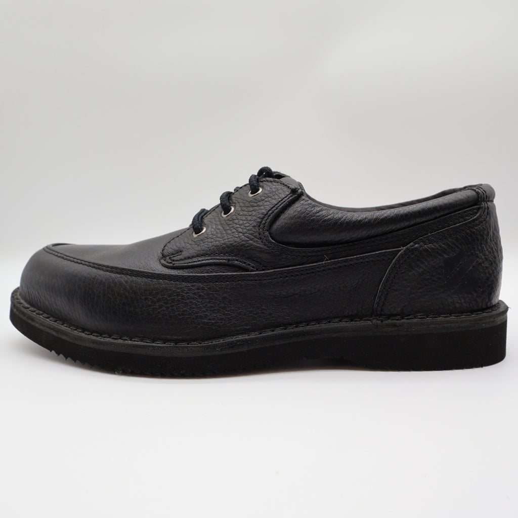 Bucks Steel Toe Work Shoes Mens 10 Vintage Black Leather Safety Toe W4570 - take2supply