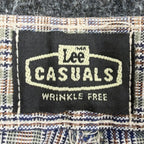 Vintage Lee Casuals Pleated Shorts Womens 14 Medium Plaid Cotton NWT 90s - take2supply