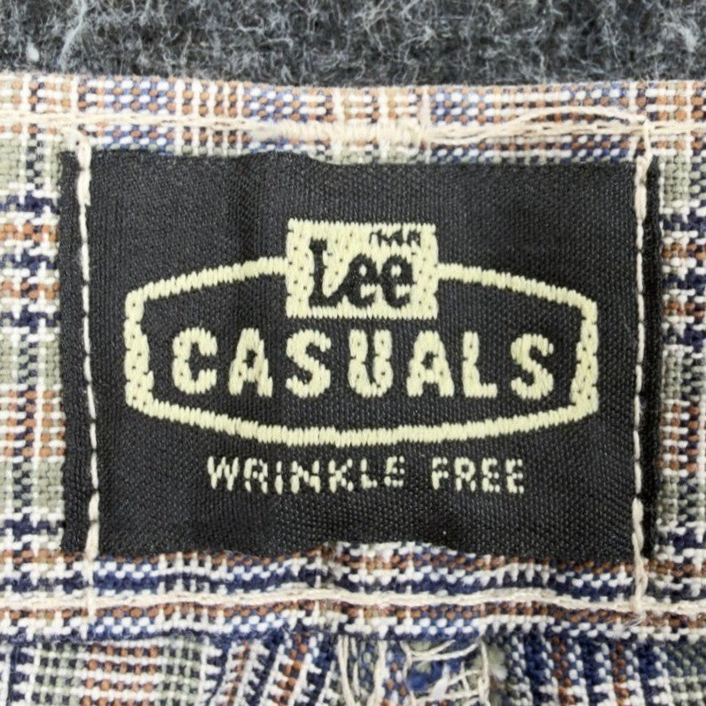 Vintage Lee Casuals Pleated Shorts Womens 14 Medium Plaid Cotton NWT 90s - take2supply