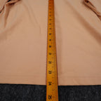 Nikki 3/4 Sleeve Top Womens Small Sandy Peach Embroidered Leaf Rhinestone NWT - take2supply