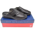 Dexter Comfort Classic Sandals Womens 7.5 Vintage Black Tumbled Leather Slides - take2supply