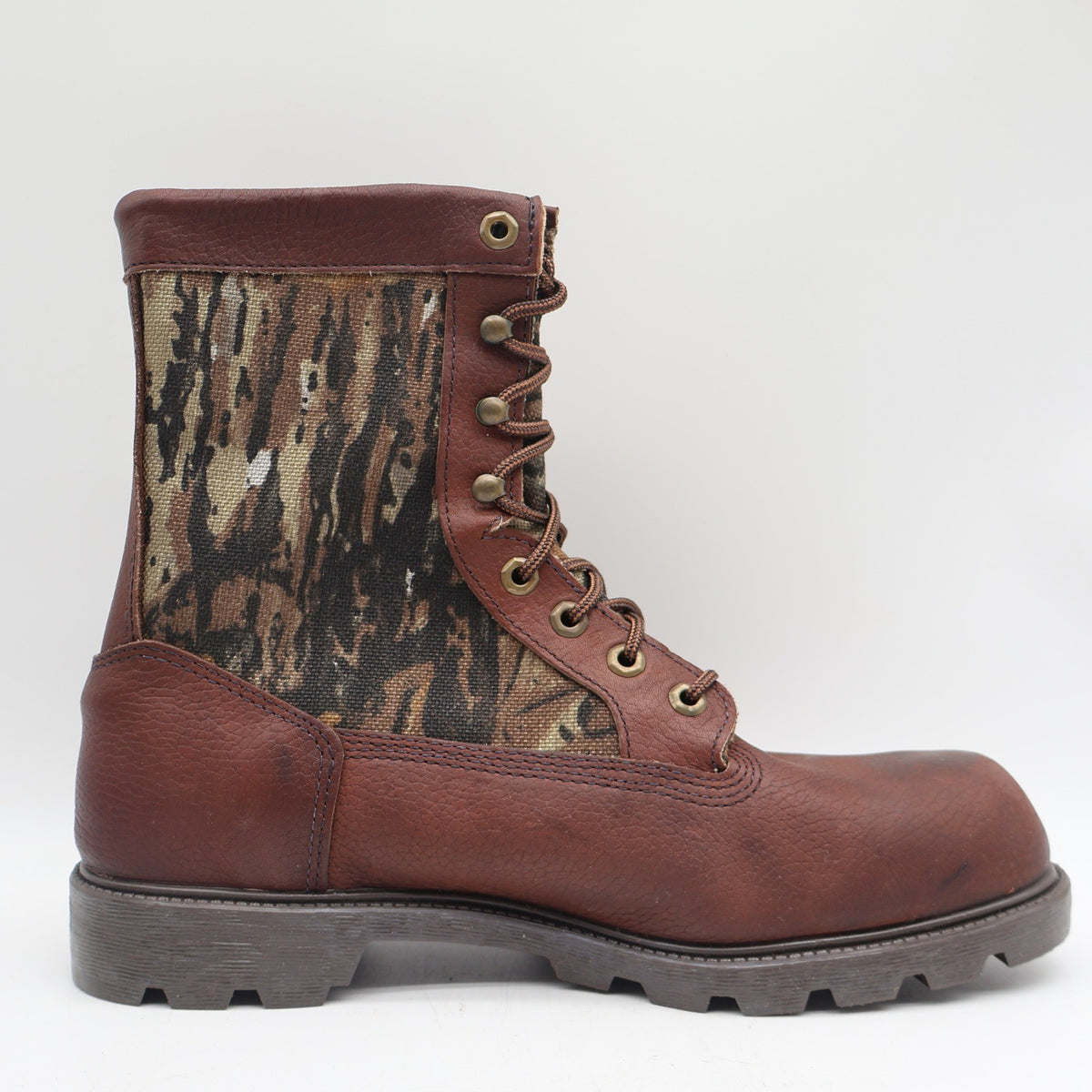 Golden Retriever Hunting Boots Mens 9 Vintage Brown Camo Waterproof Thinsulate - take2supply