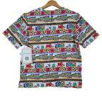 Jordan Top Womens Small Vintage 90s Novelty Print Leopard Chain Link SS NWT - take2supply