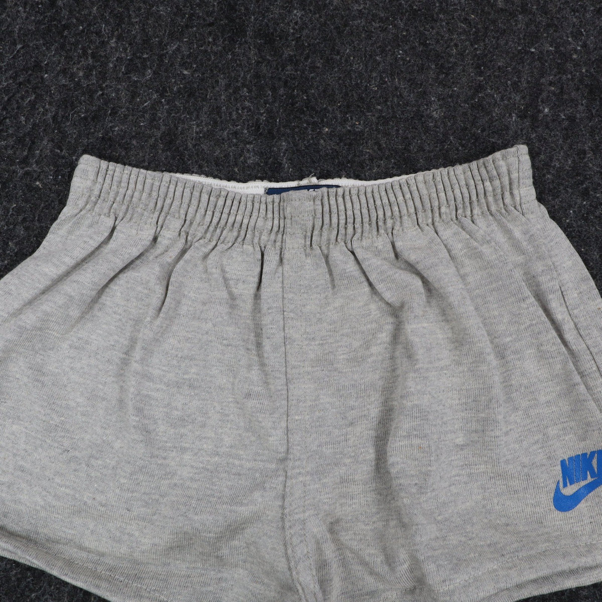 Nike Vintage 80s Shorts Boys L 14-16 Grey Blue Tag Deadstock Made in USA C1054 - take2supply