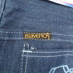 Vintage Young Maverick Boys Jeans Size 7 Blue Flare Leg USA NWT - take2supply