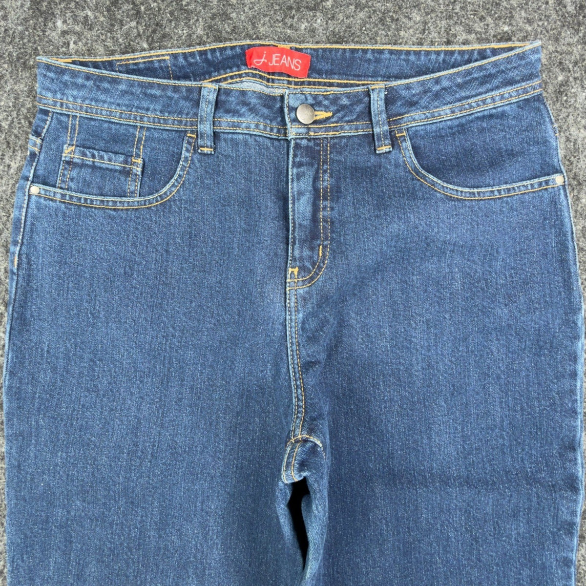 J Jeans Stretch Bootcut Jeans Womens 12 Indigo Blue Cotton Blend NWT - take2supply