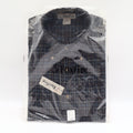Foxfire Shirt Mens M Navy Windowpane Plaid Cotton Blend Button Down Collar NWT - take2supply
