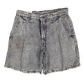 Levi's SilverTab Shorts 29 Vintage 90s Acid Wash Grey Cotton Pleated Made in USA - take2supply