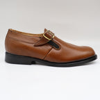 Young Explorers Lyons Monk Strap Shoes Boys 12.5 Vintage Deadstock Brown Leather - take2supply