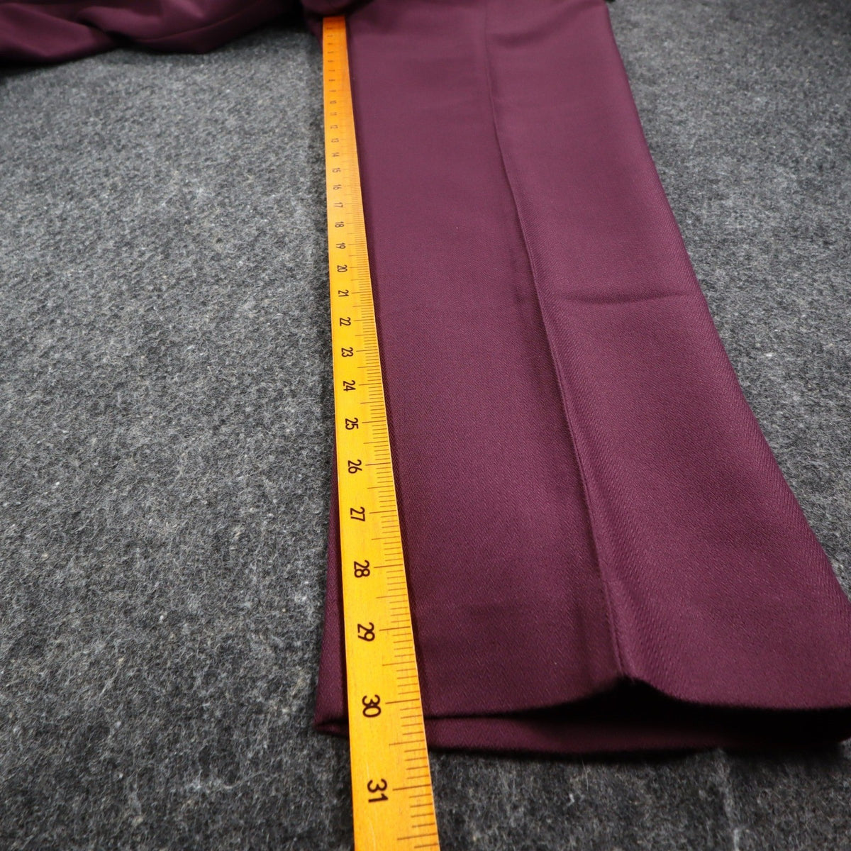 Lucia Dress Pants Womens 10 Burgundy Falling Leaves Crepe Lined High Rise New - take2supply