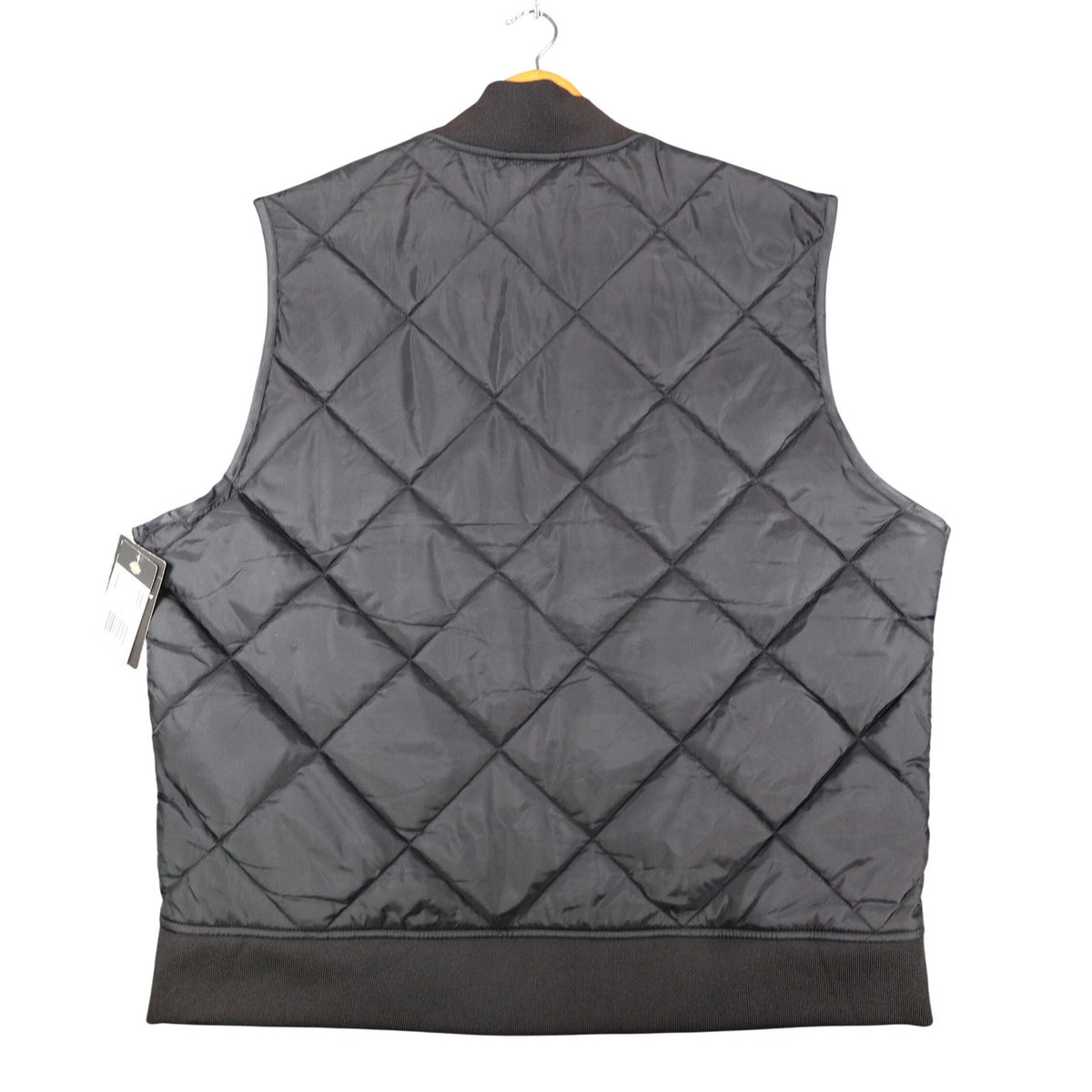Dickies Insulated Nylon Vest Mens XL Black Diamond Quilt Water Repellent TE242BK - take2supply