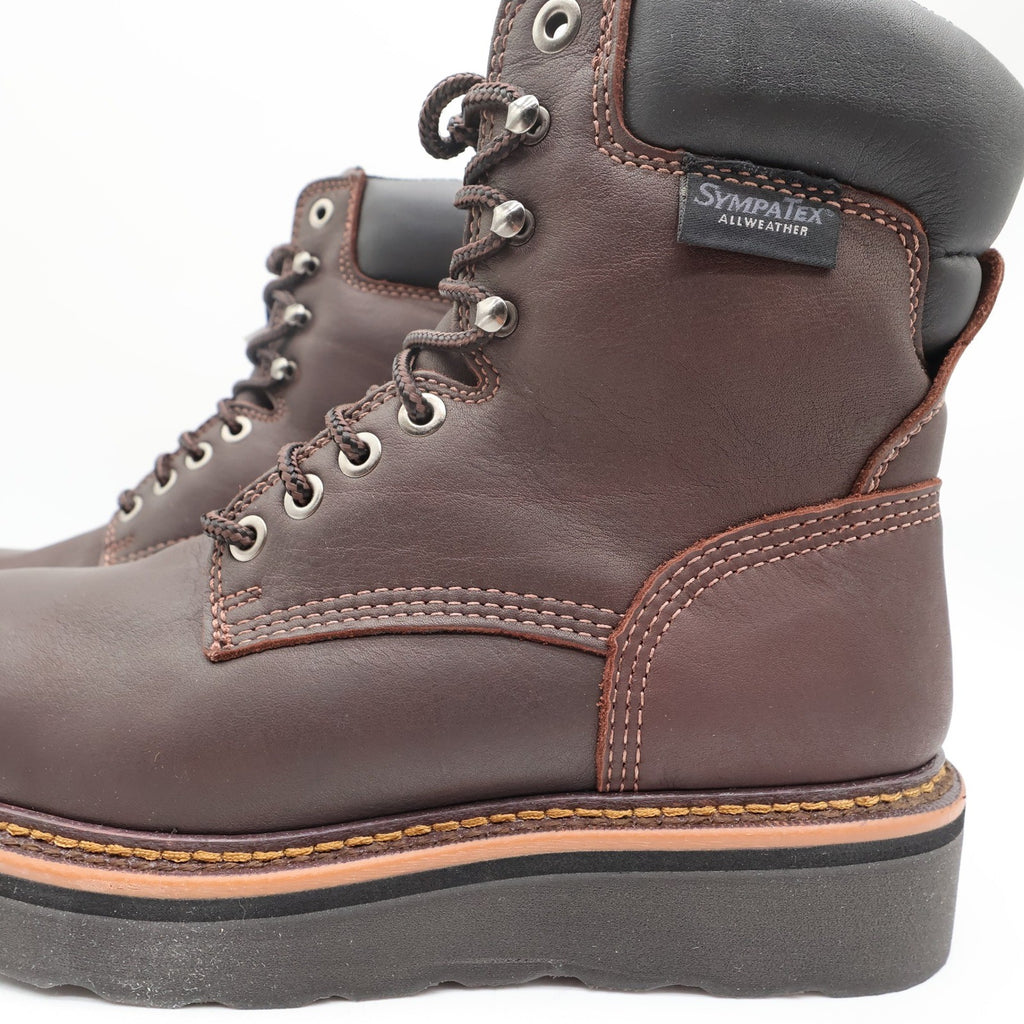 Golden Retriever 3901 Work Boots Mens 9 Dark Brown Leather Waterproof NWT - take2supply