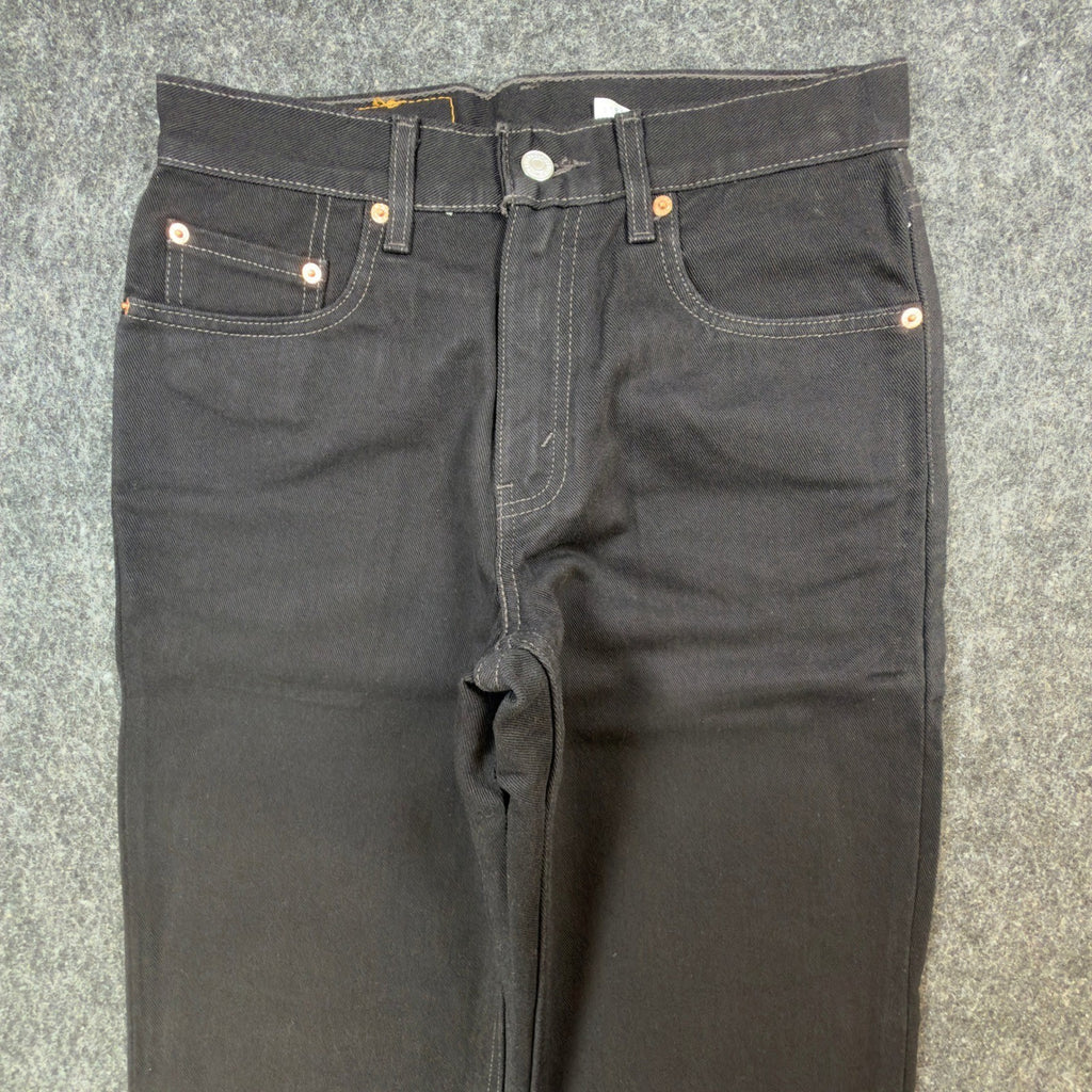 Levi's Vintage 90s 550 Relaxed Fit Jeans Mens 29x30 Black Denim NOS NWT - take2supply