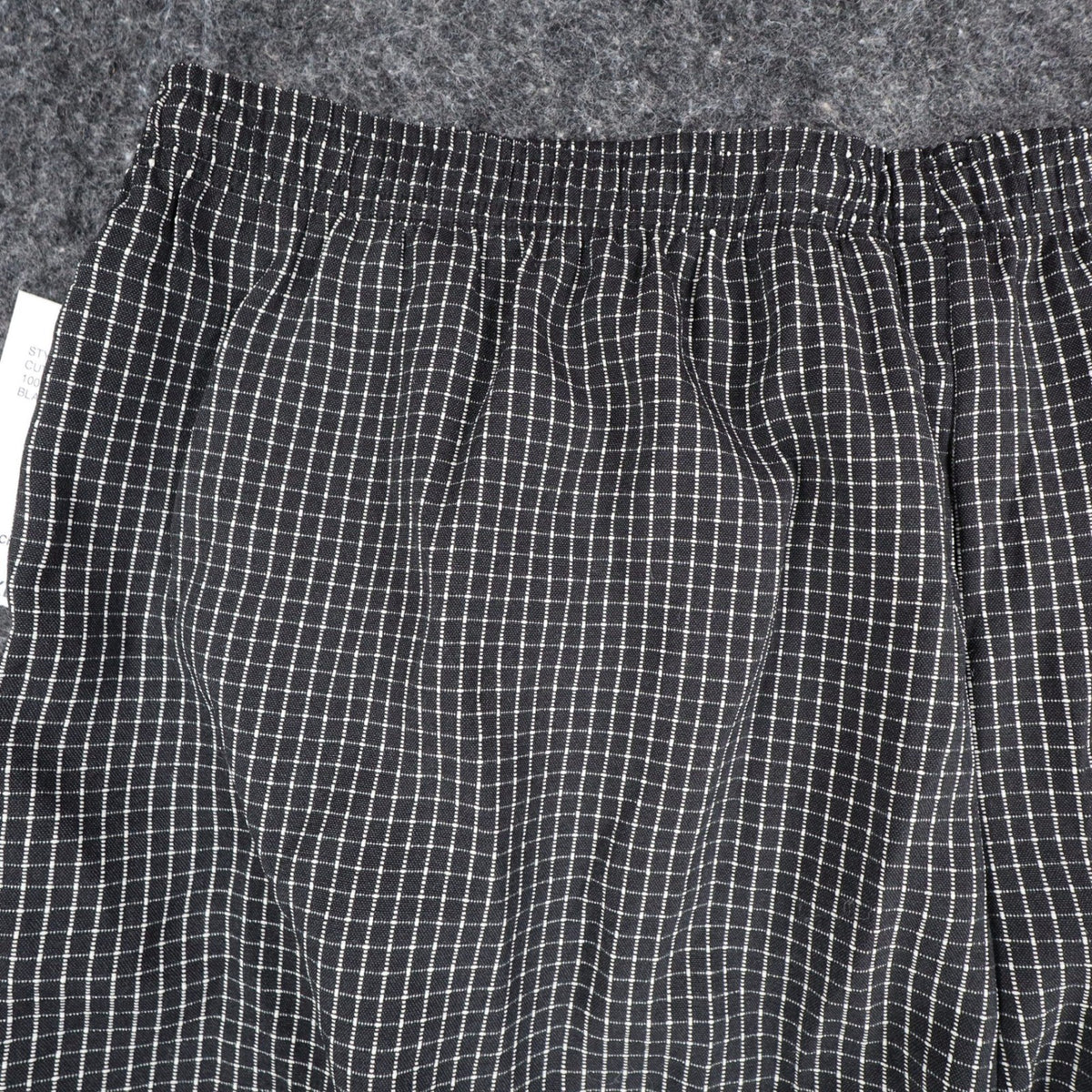 Southern Lady Pants Womens XL Black White Grid Check Elastic Waist NWT NOS - take2supply