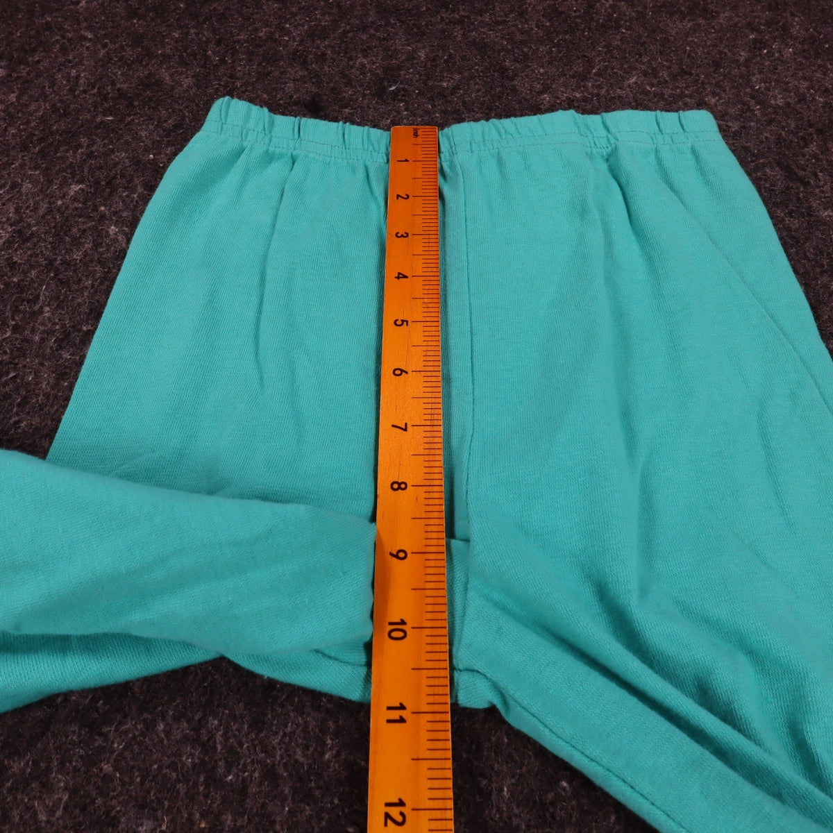 Hang Ten Leggings Medium Vintage 90s Teal Cotton Stretch Made in USA NWT - take2supply