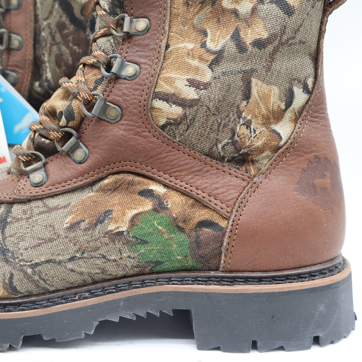 Lake of the Woods Hunting Boots Mens 8 D Vintage Camo Leather Thinsulate USA NIB - take2supply