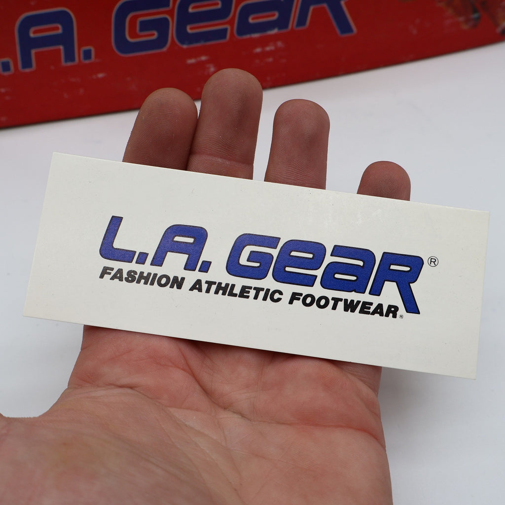 L.A. Gear Basketball Sneakers Women 7.5 Vintage 1990 White Leather Air System - take2supply
