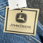 John Deere Y2K Carpenter Denim Shorts Boys 8 Stone Wash NWT Rugged Workwear - take2supply