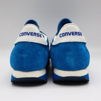 Converse Road Star Boys Size 4 Vintage 80s Blue Suede Nylon Sneakers 28694 NOS - take2supply