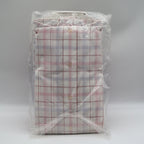 Mark VII Dress Shirt Mens 15.5 32/33 Vintage 70s White Red Blue Plaid Deadstock - take2supply