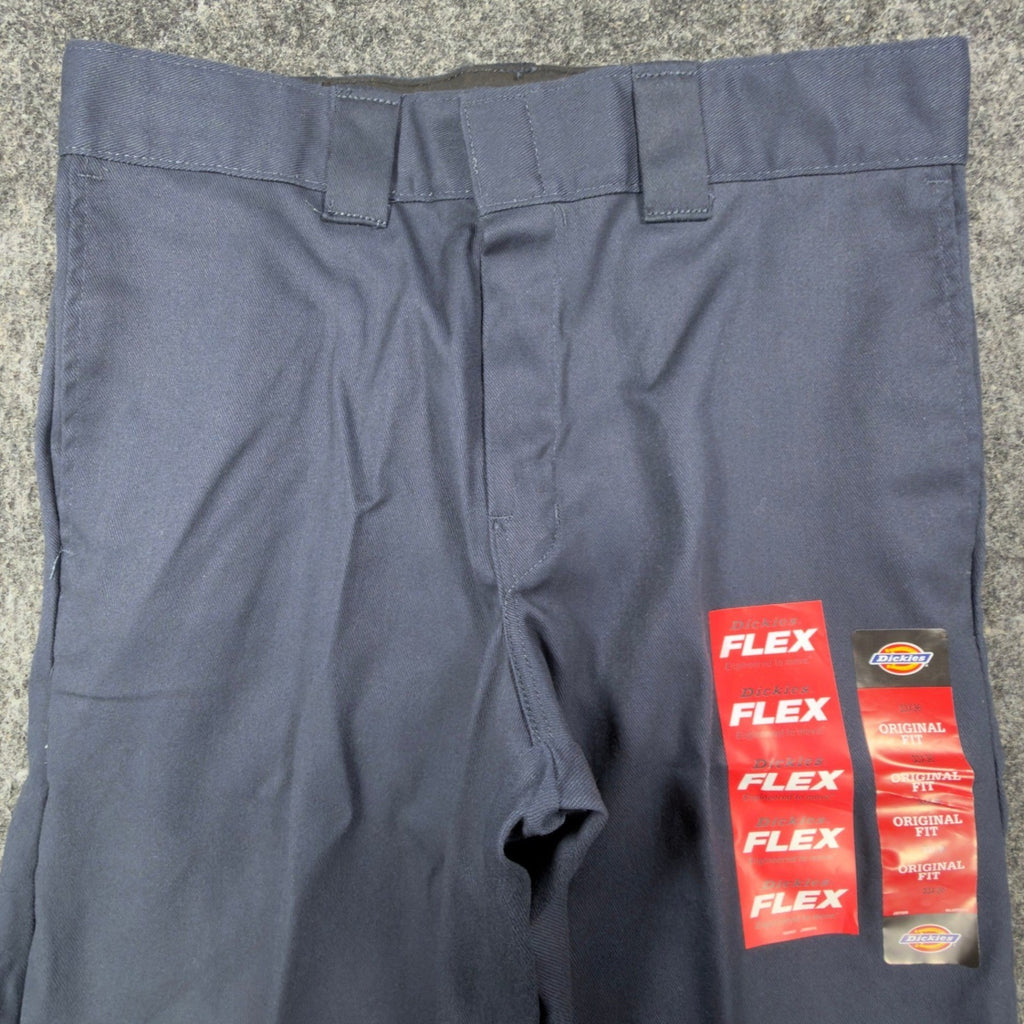 Dickies 874 Flex Work Pants Mens 33x30 Dark Navy Blue Modern NWT - take2supply